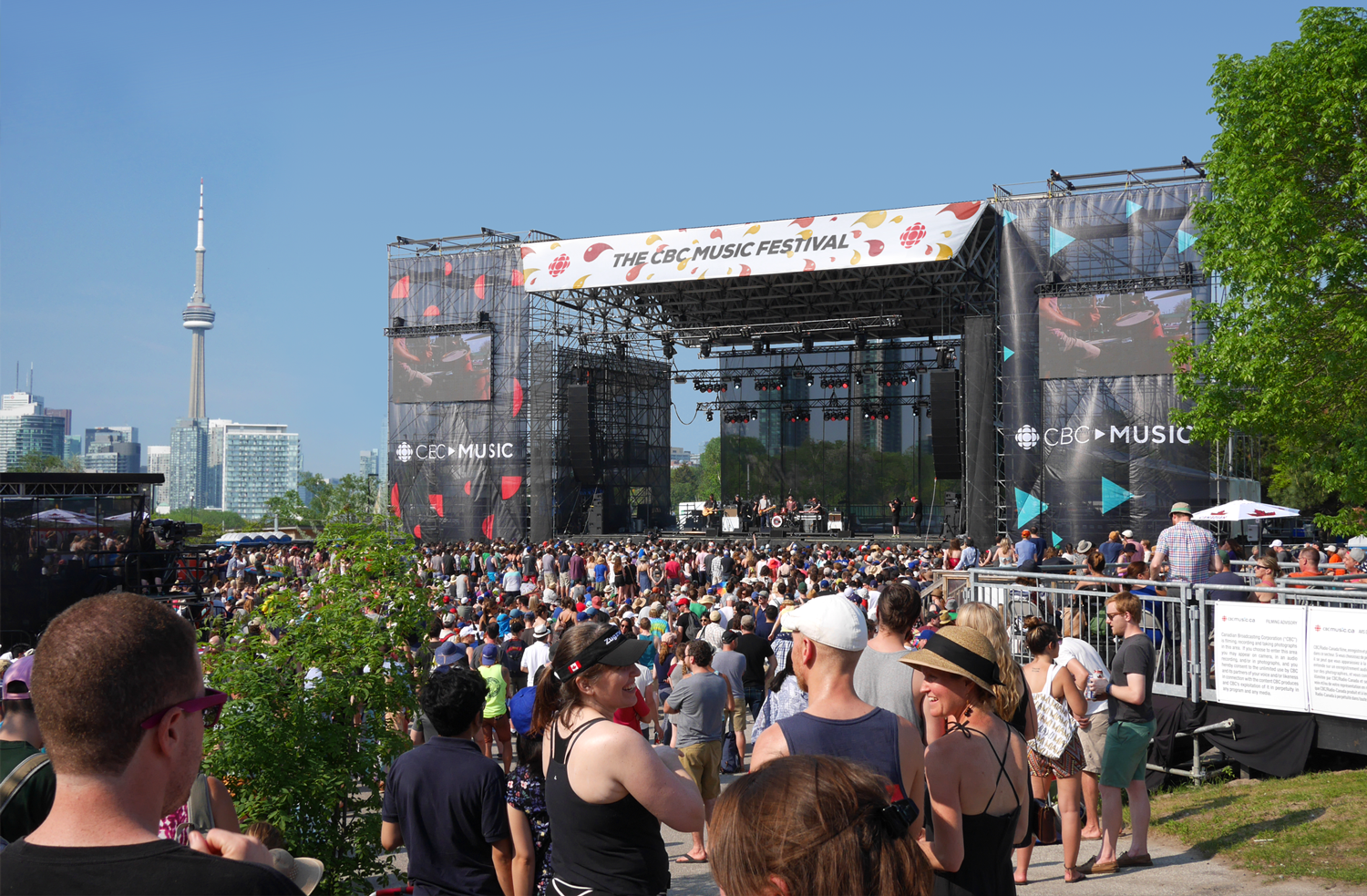 CBC Music Festival Stage Banner