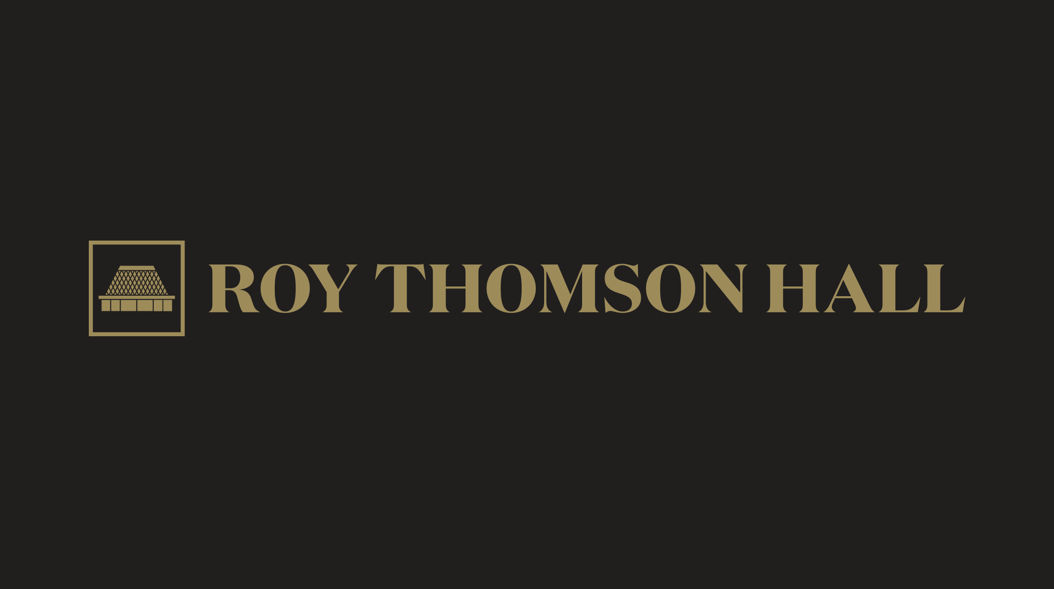 Roy Thomson Hall Wordmark