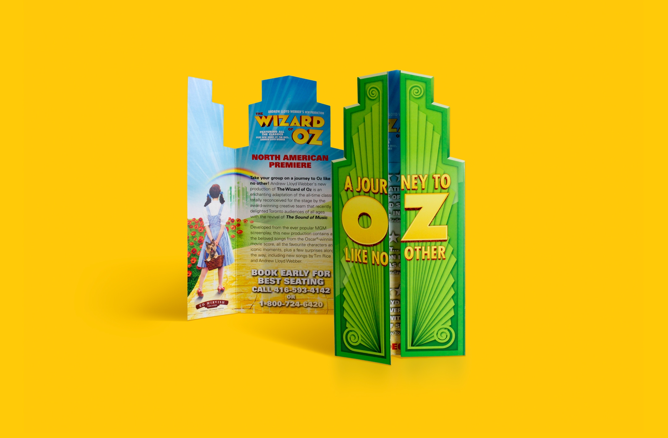 The Wizard of Oz Die-Cut Brochure